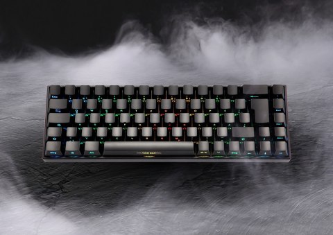 Deltaco Gaming GAM-100-DE klawiatura USB + RF Wireless + Bluetooth QWERTZ Niemiecki Czarny