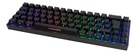 Deltaco Gaming GAM-100-DE klawiatura USB + RF Wireless + Bluetooth QWERTZ Niemiecki Czarny