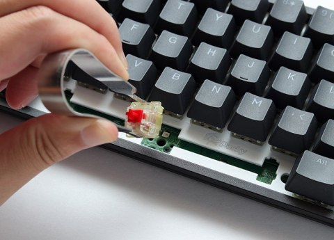 Ducky One 3 Classic Mini klawiatura Gaming USB Niemiecki Czarny, Biały