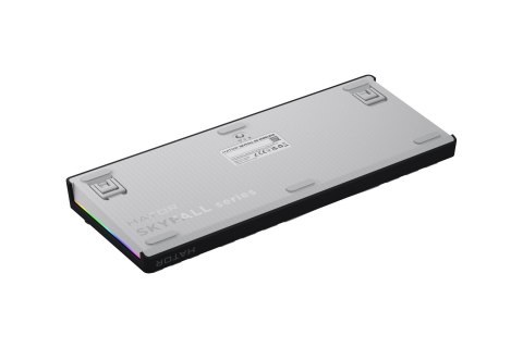 HATOR Skyfall Wireless 80 klawiatura Gaming USB + RF Wireless + Bluetooth QWERTY US English Czarny, Biały