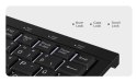 KeySonic KSK-3011ELC (DE) klawiatura Dom USB QWERTZ Niemiecki Czarny
