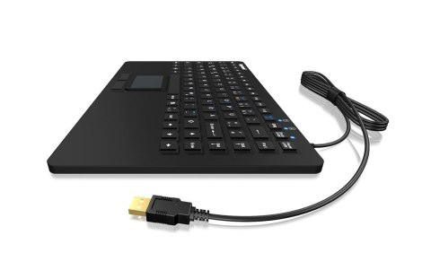 KeySonic KSK-5230 IN (DE) klawiatura Biuro USB QWERTZ Niemiecki Czarny