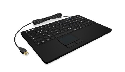 KeySonic KSK-5230 IN (DE) klawiatura Biuro USB QWERTZ Niemiecki Czarny