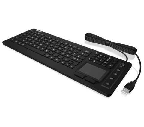 KeySonic KSK-6231 INEL (UK) klawiatura Przemysłowy USB QWERTY British English Czarny