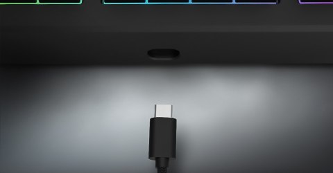 Klawiatura dla graczy Hator Rockfall 3 TKL Wireless mechaniczna czarna (klawisze czarno-białe)