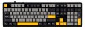 Klawiatura gasket F108 Gray+Orange+Deep Gray Volcano switch RGB AULA