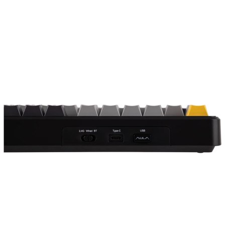Klawiatura gasket F108 Gray+Orange+Deep Gray Volcano switch RGB AULA