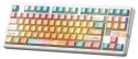 Klawiatura gasket F87Pro V2 Orange Soda Kailh Meteorite Ice Cream switch RGB AULA