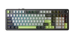 Klawiatura gasket F99 Pro Black+Gray+Green GrayWood switch RGB AULA