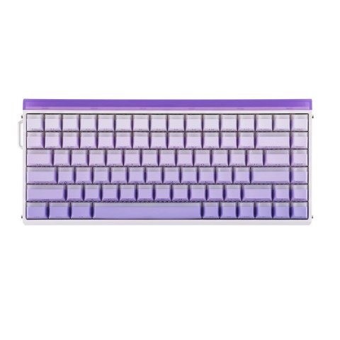 Klawiatura gasket HERO84 HE White+Purple+Gradient+LIGHT JadeKing switch RGB AULA