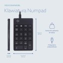Klawiatura numeryczna R-Go Tools Numpad Break USB juodas