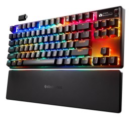 SteelSeries Klawiatura Gaming Apex Pro TKL Gen 3 US Layout Bluetooth Czarna 2.4 GHz / Bluetooth/ Wired OmniPoint 3.0 Adjustable 