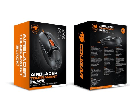 COUGAR CGR-WONB-M487 myszka Gaming Po prawej stronie USB Typu-A Optyczny 20000 DPI