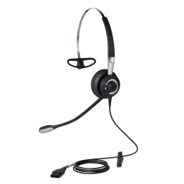 Jabra BIZ 2400 II Zestaw słuchawkowy Przewodowa Opaska na głowę, Nauszny, Opaska na szyję Biuro/centrum telefoniczne Czarny, Sre