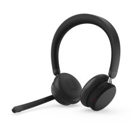 Lenovo 6550 Zestaw słuchawkowy Bezprzewodowy Opaska na głowę Biuro/centrum telefoniczne USB Type-C Bluetooth Czarny