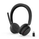 Lenovo 6550 Zestaw słuchawkowy Bezprzewodowy Opaska na głowę Biuro/centrum telefoniczne USB Type-C Bluetooth Czarny