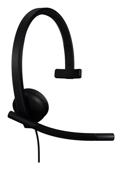 Logitech H570e Zestaw słuchawkowy Przewodowa Opaska na głowę Biuro/centrum telefoniczne USB Type-C Czarny
