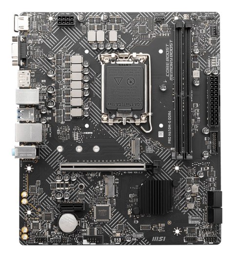 MSI PRO H610M-G DDR4 płyta główna Intel H610 LGA 1700 micro ATX