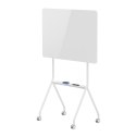 ERGO OFFICE MOBILNA TABLICA SUCHOŚCIERALNA, ORIENTACJA POZIOMA, BIAŁA, JEDNOSTRONNA, Z PÓŁKĄ, WYMIARY TABLICY 1190X790MM ER-3