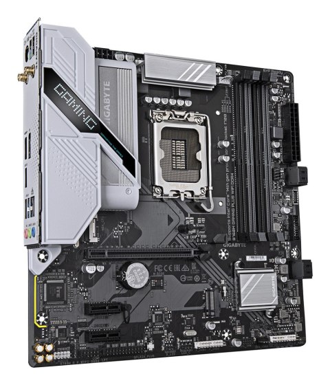 Płyta główna Gigabyte B760M GAMING PLUS WIFI DDR4 (wersja 1.0) | Rodzina procesorów Intel | Gniazdo procesora LGA1700 | Pamięć D