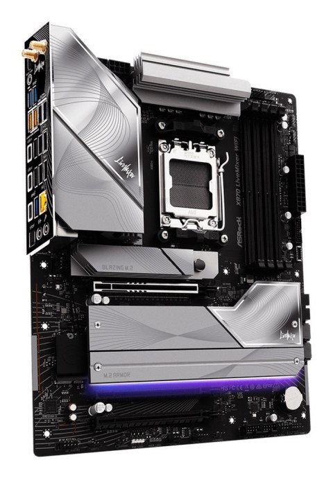 Asrock X870 LiveMixer WiFi AMD X870 Gniazdo AM5 ATX