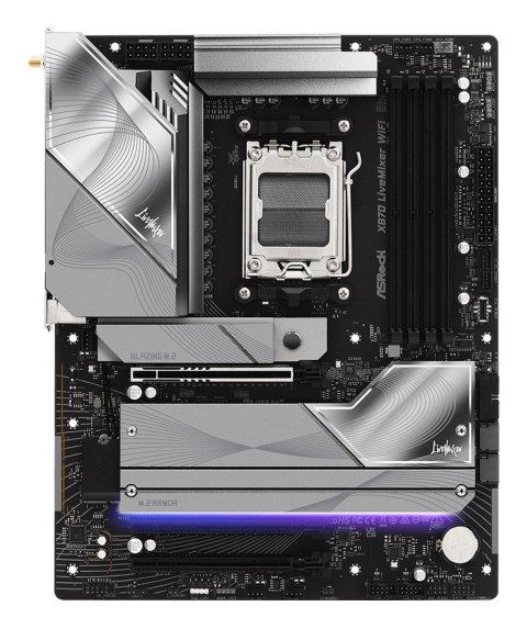 Asrock X870 LiveMixer WiFi AMD X870 Gniazdo AM5 ATX