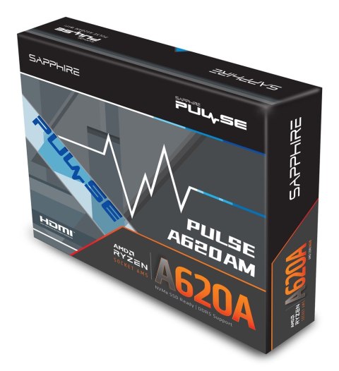 Sapphire PULSE A620AM AMD A620A Gniazdo AM5 micro ATX
