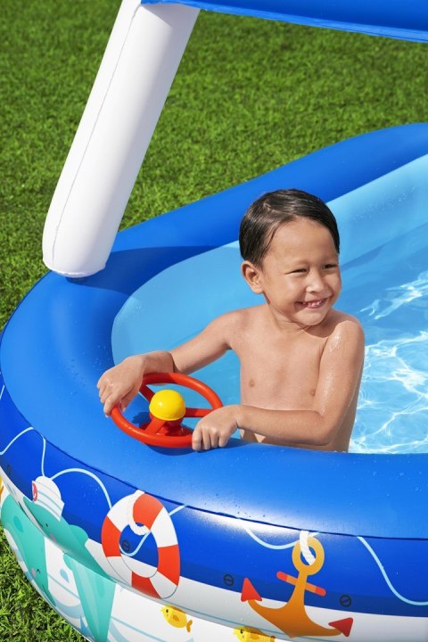 Bestway Basen Rodzinny Bestway 7' x 61" x 52"/2.13m x 1.55m x 1.32m 54370