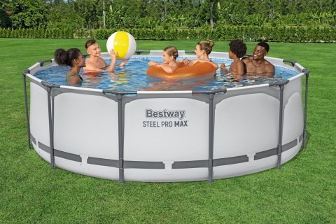 Bestway Steel Pro 56418 basen zewnętrzny naziemny Basen ramowy W kształcie okręgu 9150 l