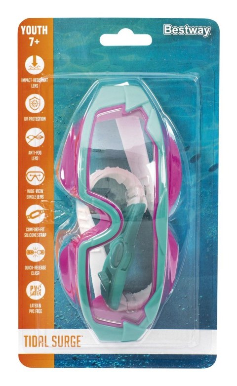 Bestway Tidal Surg gogle pływackie Junior Unisex Jeden rozmiar