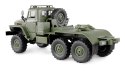 Ciężarówka Wojskowa Amewi Ural B36 6WD Z Naczepą Niskopodwoziową 1:16 RTR Zielony