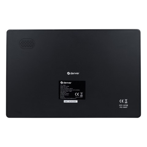 Denver PFF-1070B cyfrowa ramka na zdjęcia Czarny 25,6 cm (10.1") Ekran dotykowy Wi-Fi