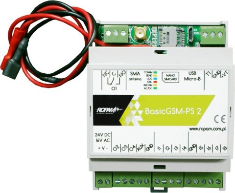ROPAM Basic4G-PS-D4M  moduł powiadomienia i sterowania LTE (2G/4G)
