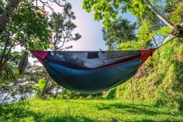 Ticket To The Moon PRO HAMMOCK Hamak wiszący 1 os. Nylon Ciemny Zielony