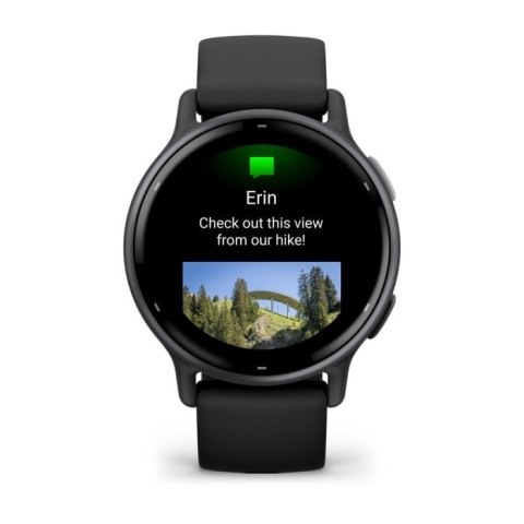 Garmin Vivoactive 5 3,05 cm (1.2") AMOLED 42 mm Cyfrowy 390 x 390 px Ekran dotykowy Czarny Wi-Fi GPS