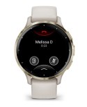 Zegarek Garmin Venu 3S, 41mm AMOLED Ivory