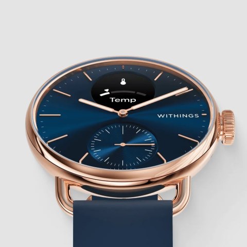 Zegarek Withings Scanwatch 2 - zegarek z funkcją EKG, pomiarem pulsu i SPO2 oraz mierzeniem aktywności fizycznej i snu (38mm, bl