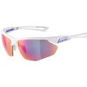 Okulary rowerowe ALPINA NYLOS HR White-Purple Purple Mirror Cat.3