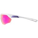 Okulary rowerowe ALPINA NYLOS HR White-Purple Purple Mirror Cat.3