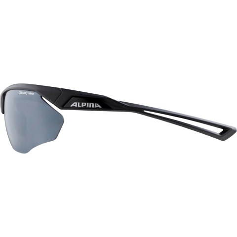 Okulary rowerowe ALPINA NYLOS HR Black Matt Black Mirror Cat.3