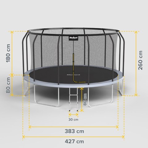 REBEL ACTIVE TRAMPOLINA PRO 14FT/427CM