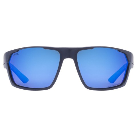 Uvex sportstyle 233 P Okulary do wielu sportów Unisex Oprawki pełne Granatowy (marynarski)