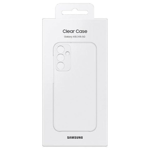Etui Samsung EF-QA156CTEGWW A15 przezroczysty/transparent Clear Cover