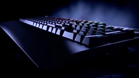 Klawiatura Logitech 920-008093 (mechaniczna; USB 2.0; (US); kolor czarny)