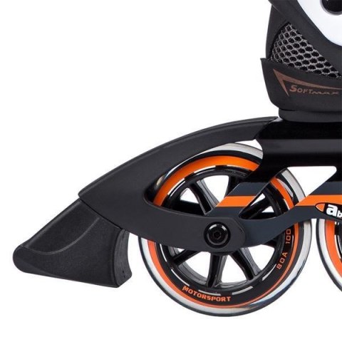 Łyżworolki NILS Extreme NA1060S czarno-pomarańczowe rozm. 41