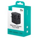 Adapter sieciowy USAMS 4w1 Univesal Travel Charger T72 65W US/AU/EU/UK czarny