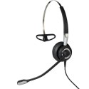 Jabra BIZ 2400 II Zestaw słuchawkowy Przewodowa Opaska na głowę, Nauszny, Opaska na szyję Biuro/centrum telefoniczne Czarny, Sre