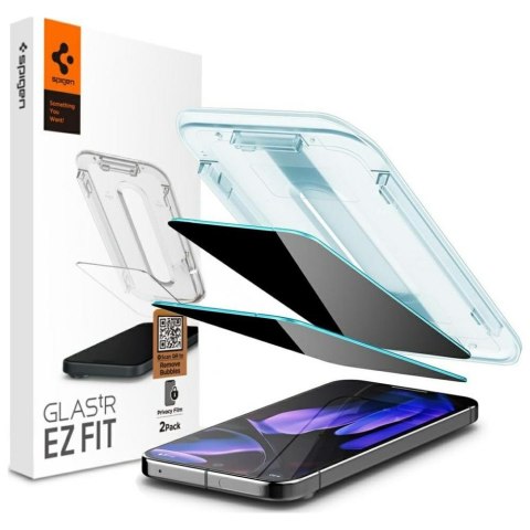 Szkło prywatyzujące Spigen Glas.TR EZ FIT Privacy do Google Pixel 9/9 Pro 2szt