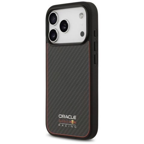 Etui Red Bull Kevlar Logo Matt MagSafe do iPhone 17 Pro czarny