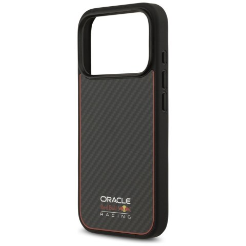 Etui Red Bull Kevlar Logo Matt MagSafe do iPhone 17 Pro czarny